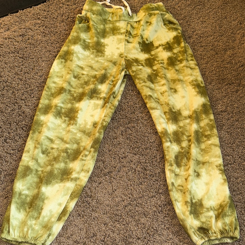 Double Zero Tie-Dye Joggers medium NWOT